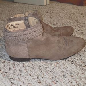 Tillie Taupe Ankle Boots